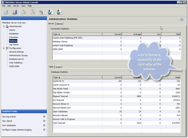 FileMaker Server Admin Console