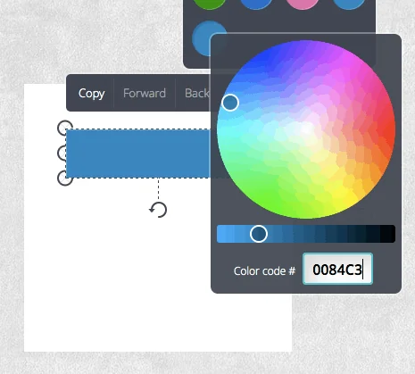 Canva Colour Wheel