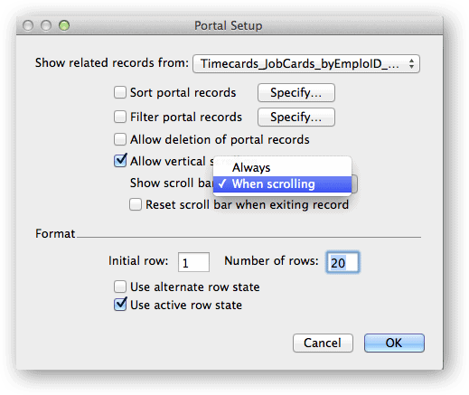 ShowScrollBarWhenScrolling