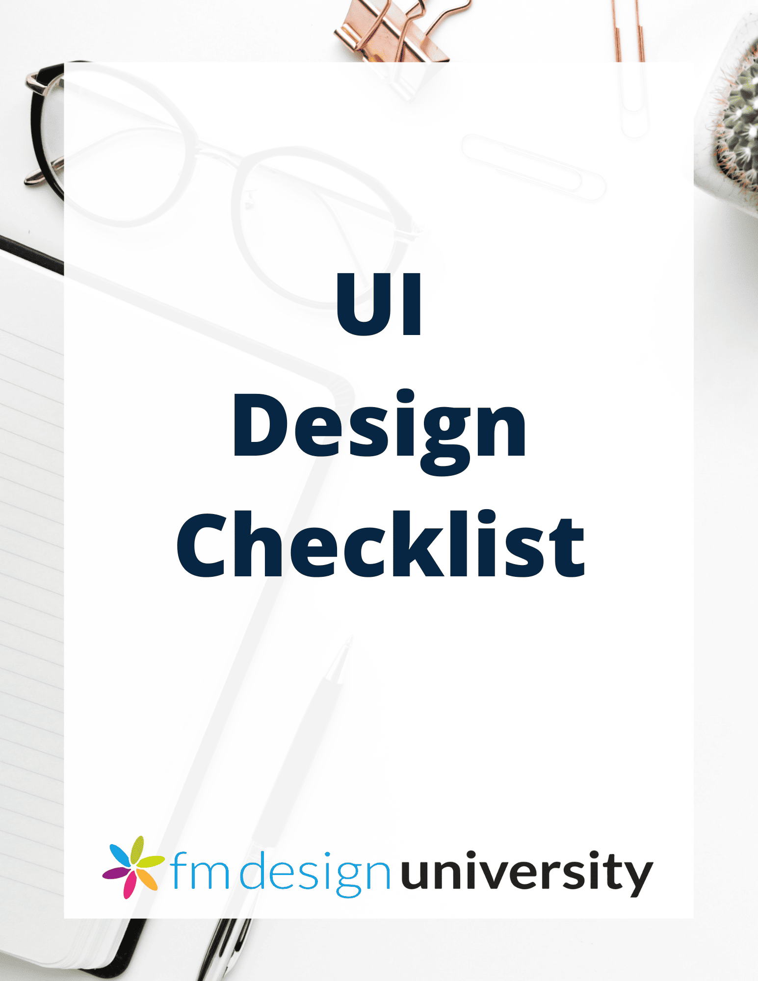 UI Design Checklist Cover