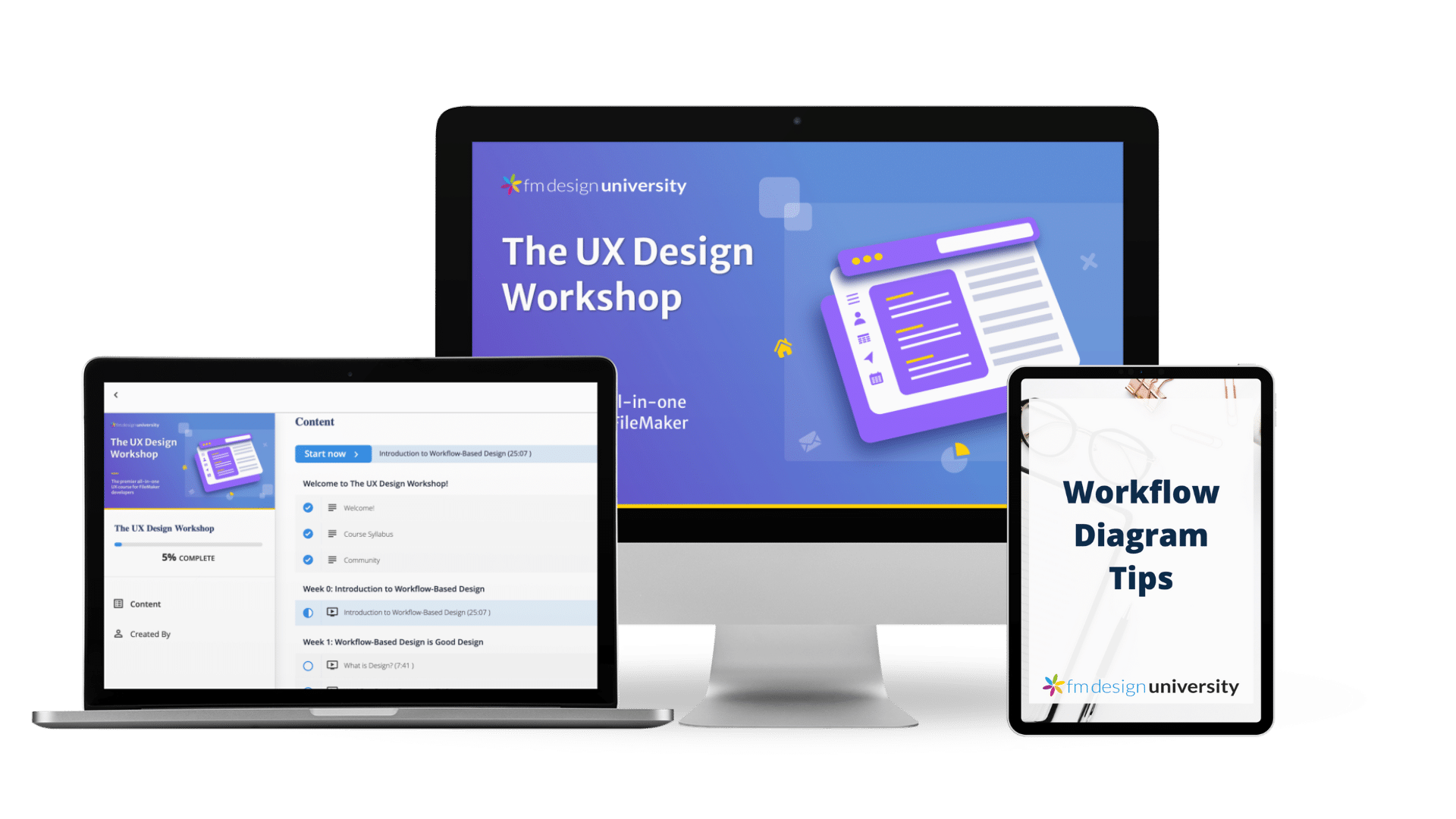 UX Design Workshop Family Mockup